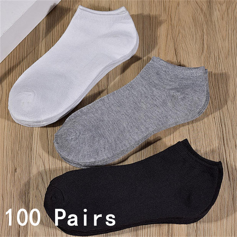 Ankle Sock Low Cut - Atacado 50/100 Pares de Meias Invisíveis