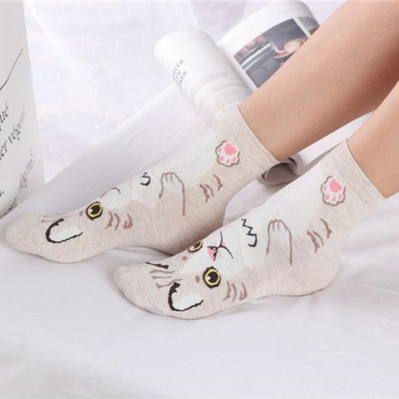 Cotton Crew Sock Pack - Pacote com 5 Pares de Meias