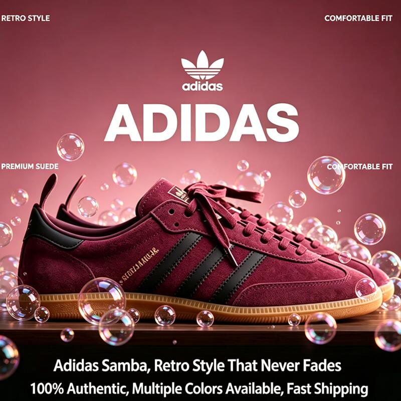 Adidas Shoes Gazelle - Tênis Adidas Samba Trefoil Unissex de