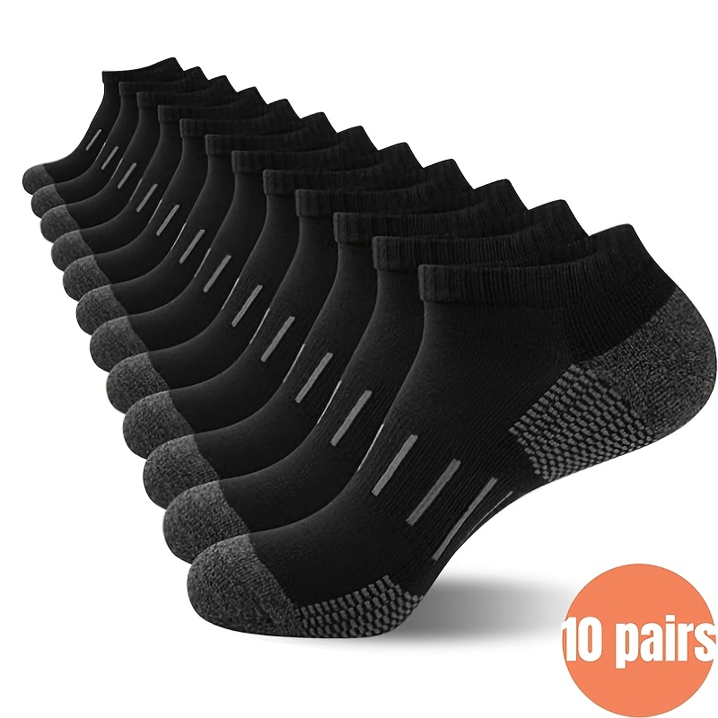 Ankle Sock Low Cut - 10 Pares de Meias Masculinas de