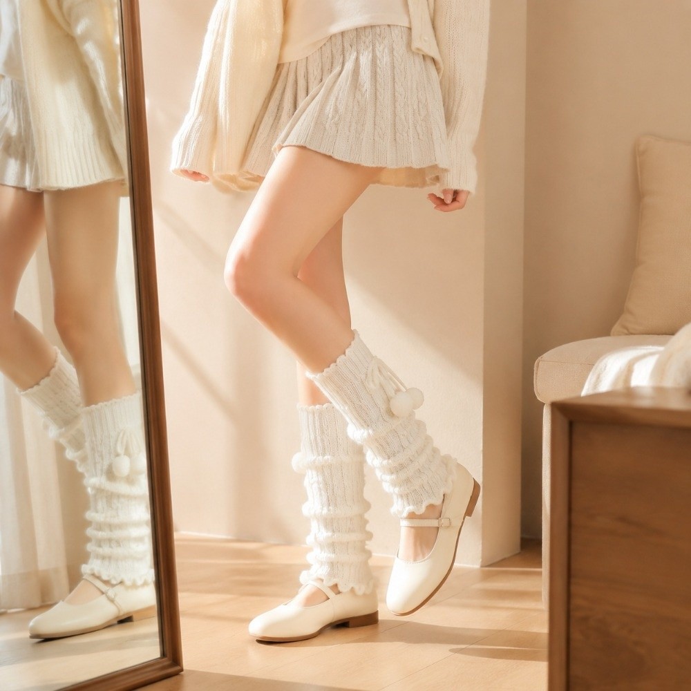 Aquecedores de Pernas de Tricô - Boot Sock Slouchy avaliação e preço