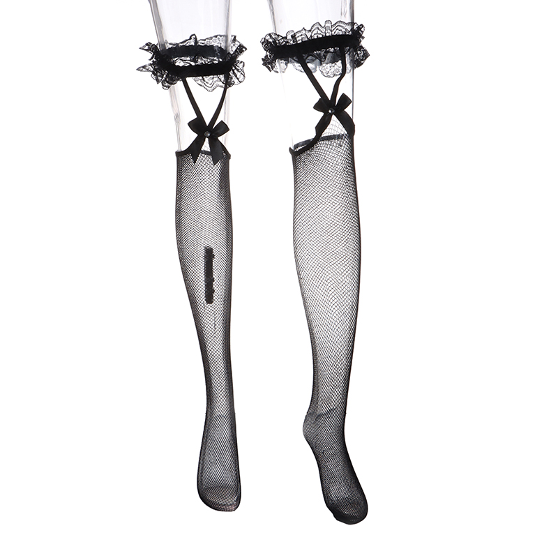 1 Par de Meias Sexy de Rede at - Fishnet Stocking Women avaliação e preço