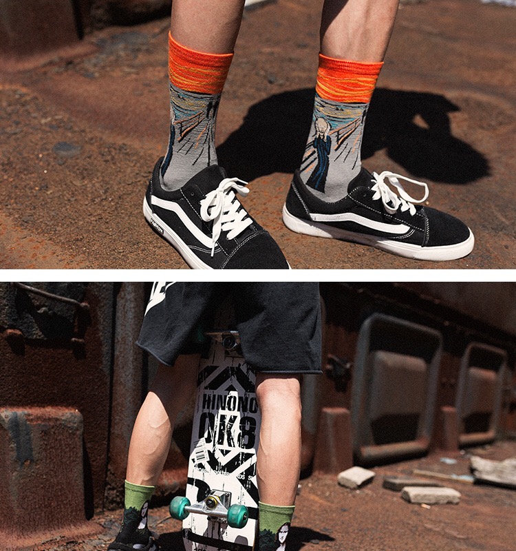 7 pares lote pacote dropshippi - Cotton Crew Sock Pack avaliação e preço